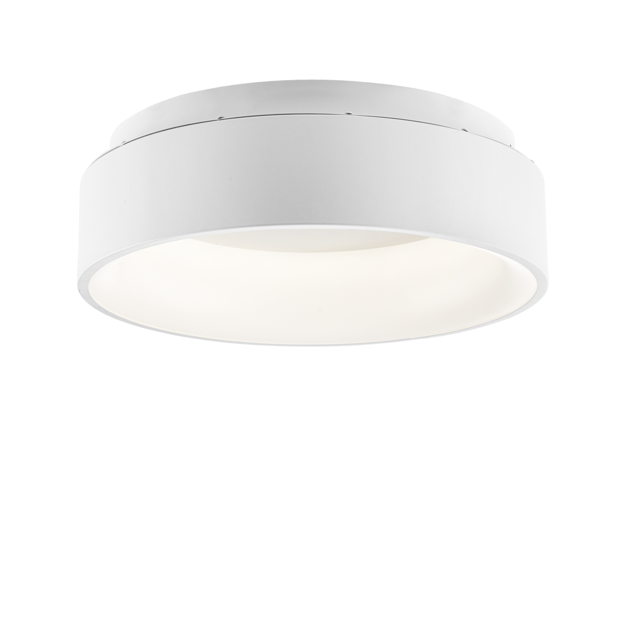 PLAFONIERA LED NOAH BIANCA 40W 5600LM CCT IP44 45X45X13CM - Luce Ambiente e Design