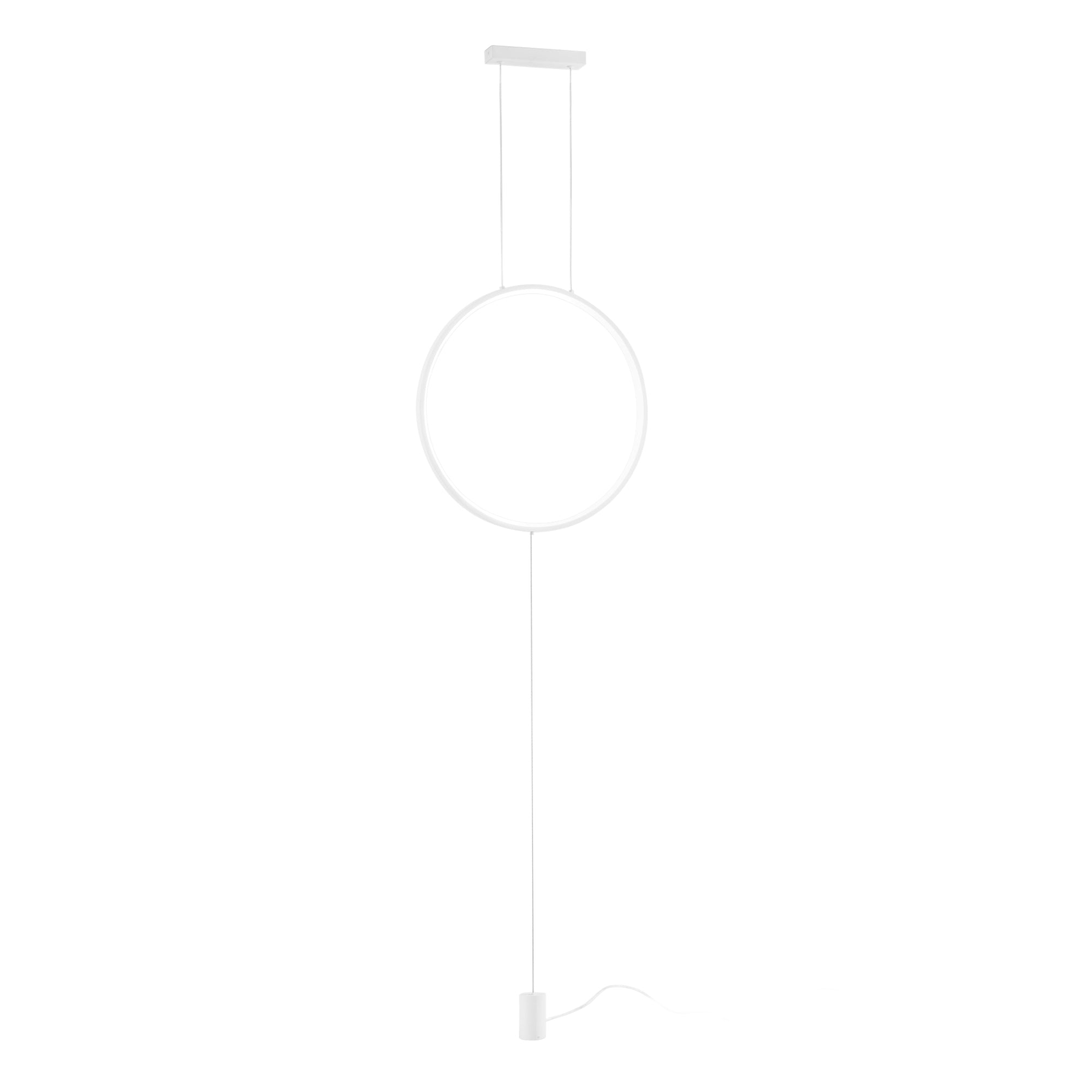 PORTAL LED arc floor lamp in white metal, CCT - Luce Ambiente e Design