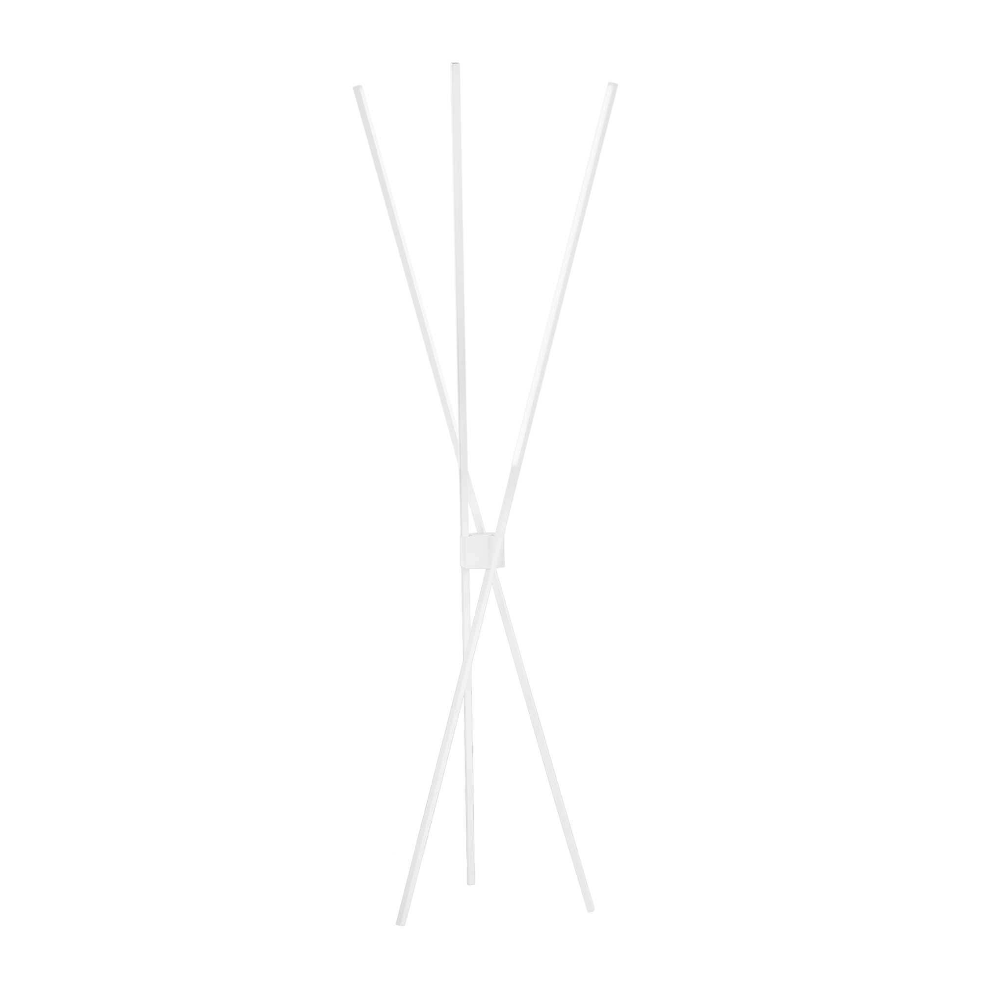 SHANGHAI LED floor lamp with 3 light points in white aluminium, CCT - Luce Ambiente e Design