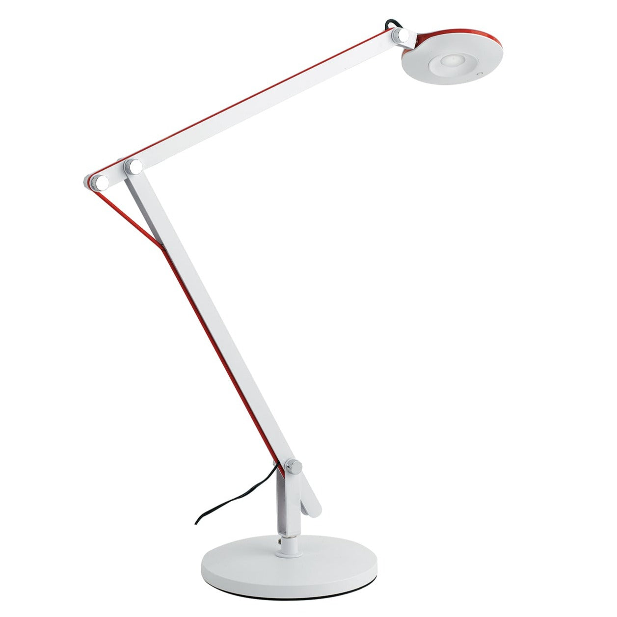 LAMPADA DA LETTURA LED LOCKE BIANCA 6W 700LM 4000K 53X55CM - Luce Ambiente e Design