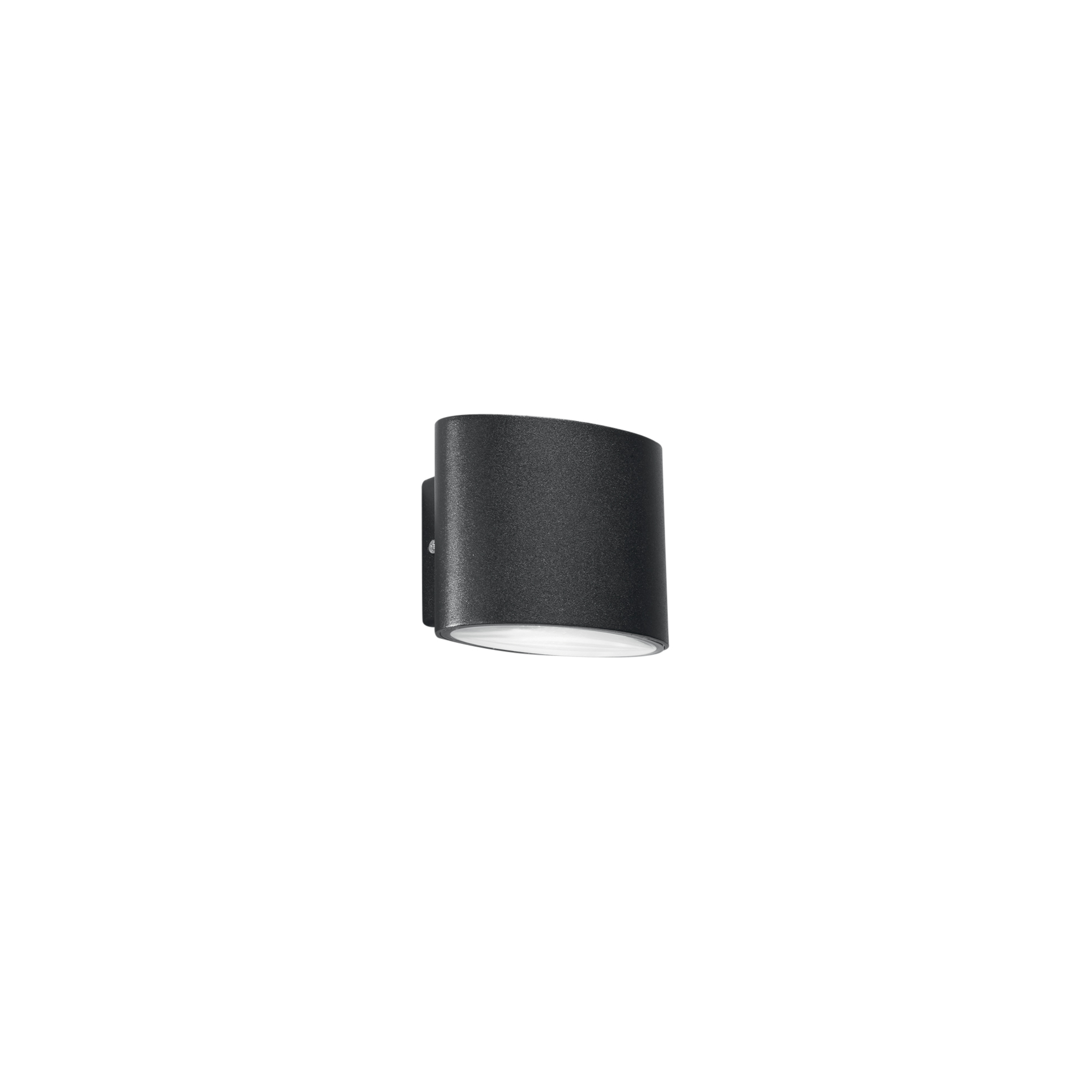 BOXTER outdoor LED wall light in black aluminum with CCT IP44 - Intec