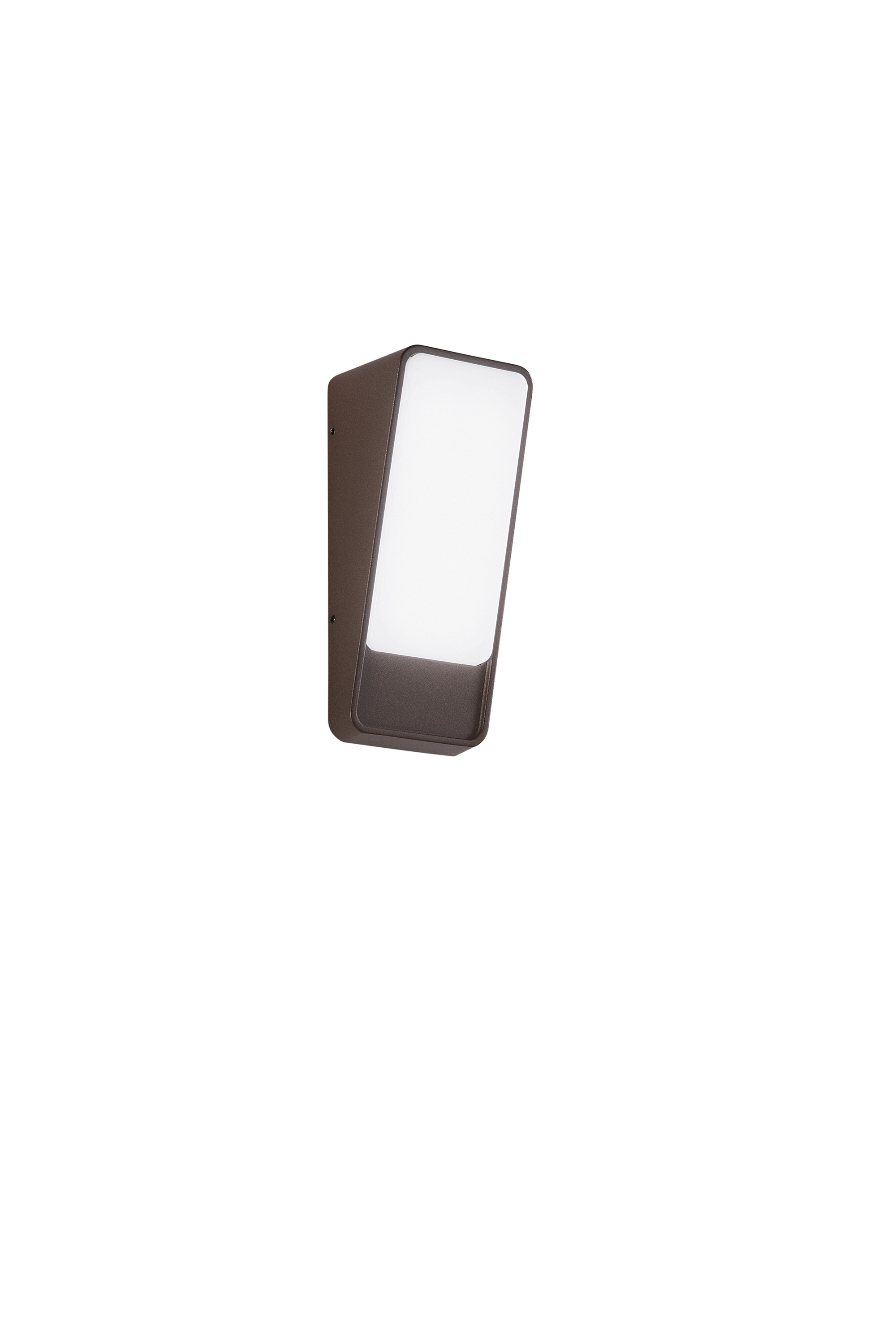 APPLIQUE LED COUPE BRONZO IN ALLUMINIO 14W 1950LM 3000K IP65 380X230X305MM - Intec