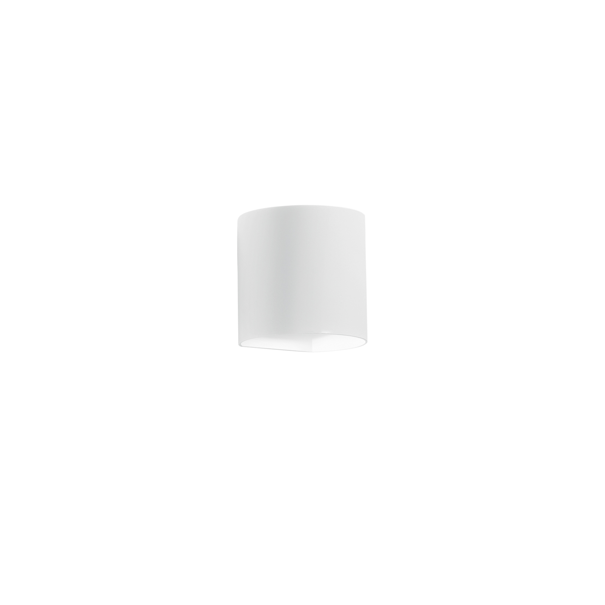 GOLF outdoor LED wall light in white aluminum, dual-emission light, CCT - Intec