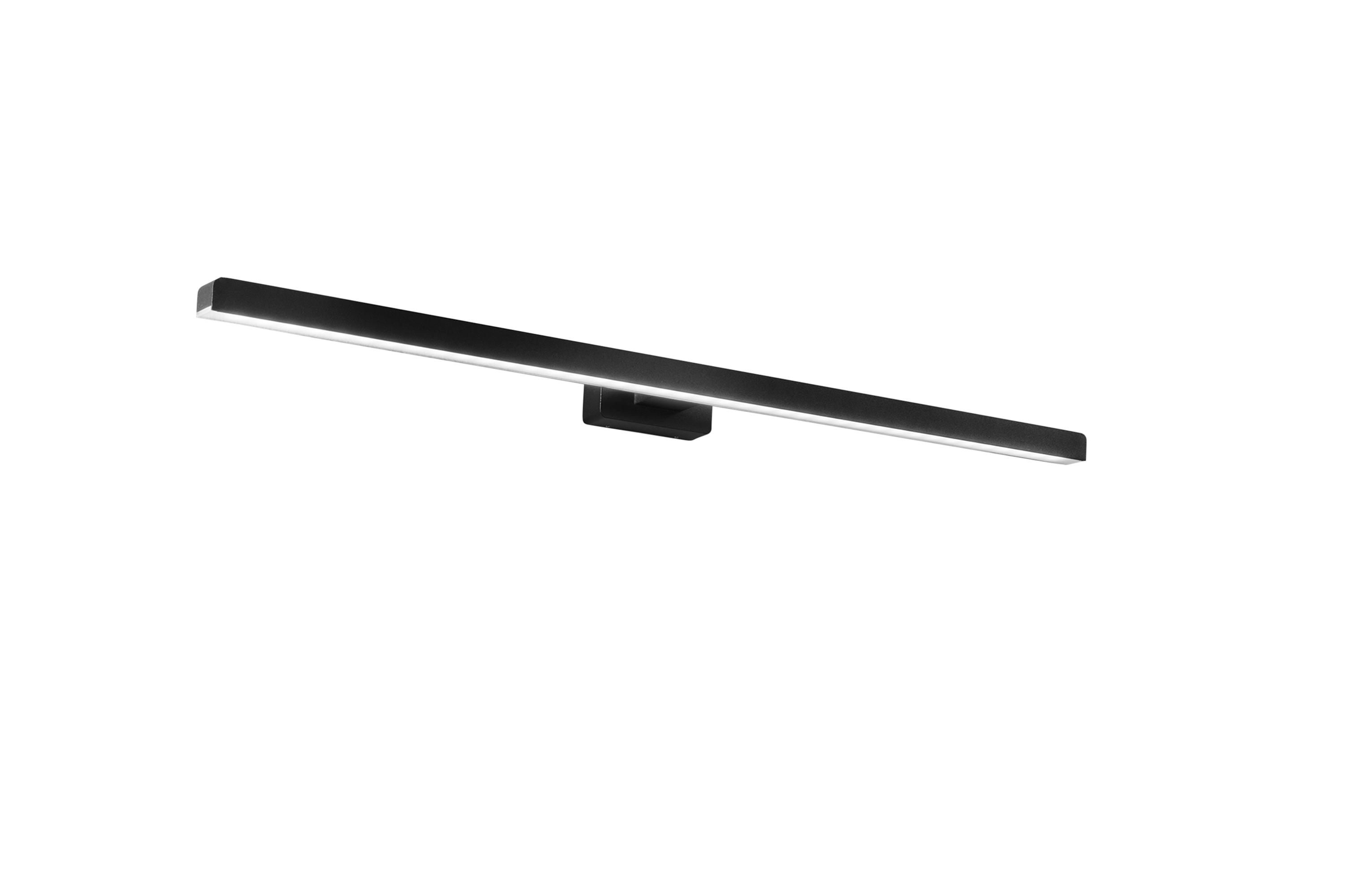 LANCER LED bathroom wall light in aluminum 13W 4000K - 60 cm - black - Intec