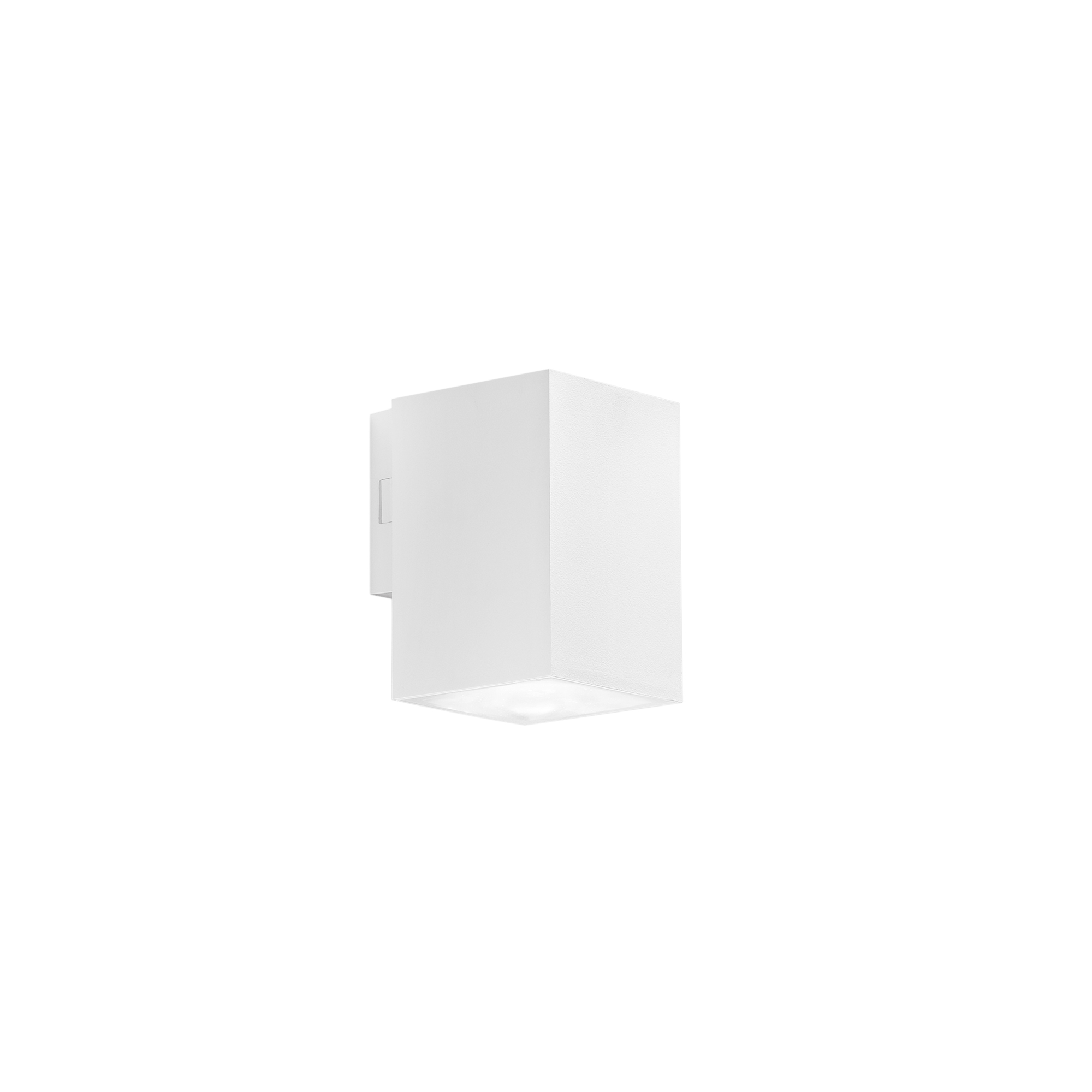 POLO white square outdoor LED wall light, salt-resistant, CCT - Intec