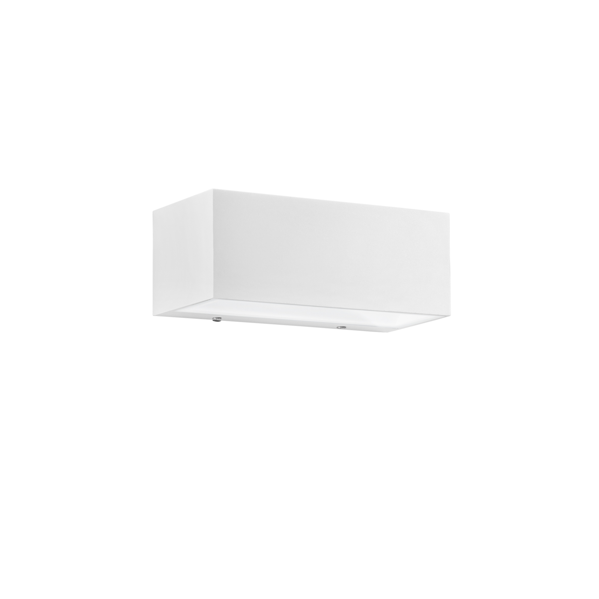 APPLIQUE LED TWIN BIANCA IN ALLUMINIO 2X20W 2150LM CCT IP54 8,5X22X10,3CM - Intec