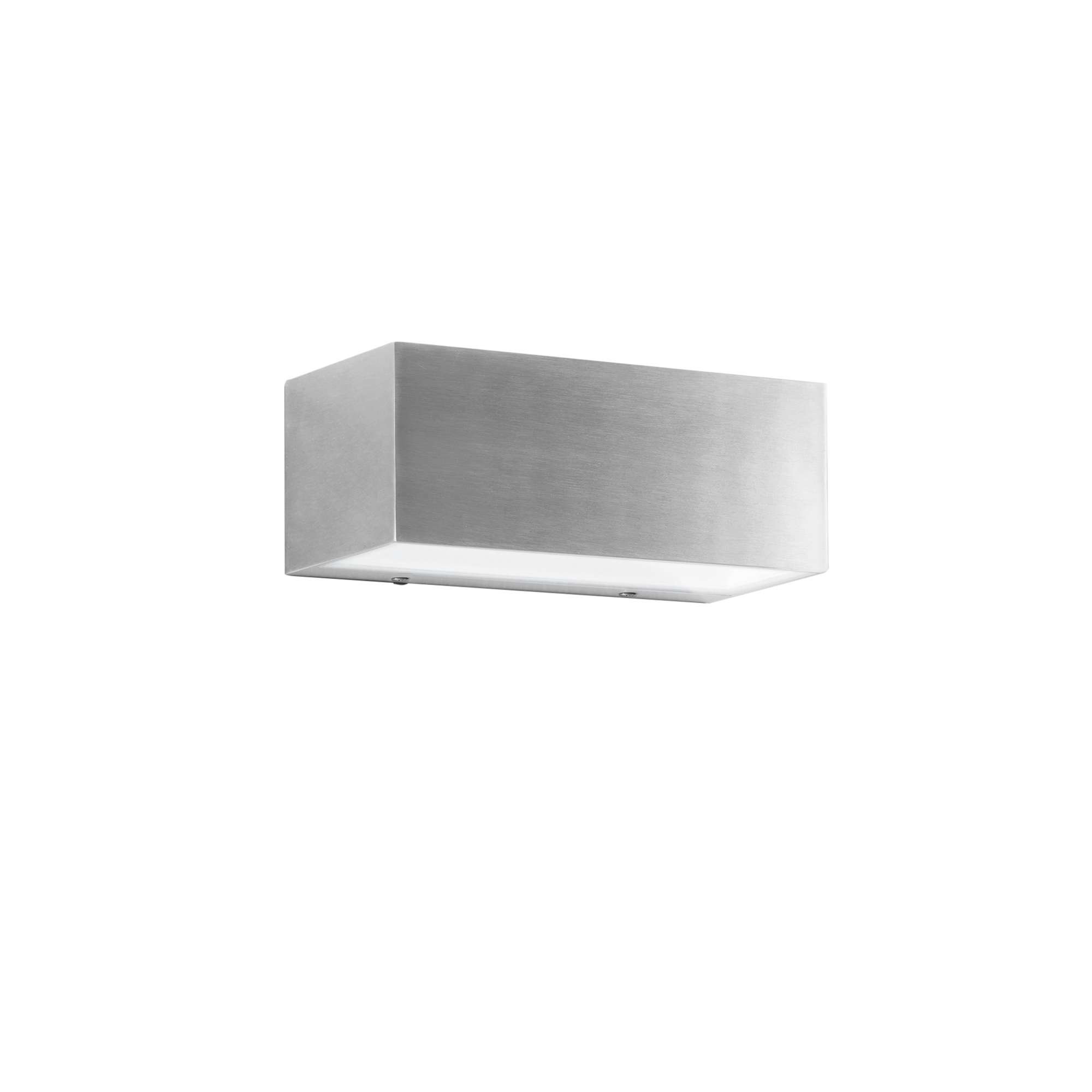 APPLIQUE LED TWIN NICHEL IN ALLUMINIO 2X20W 2150LM 4000K IP54 8,5X22X10,3CM - Intec