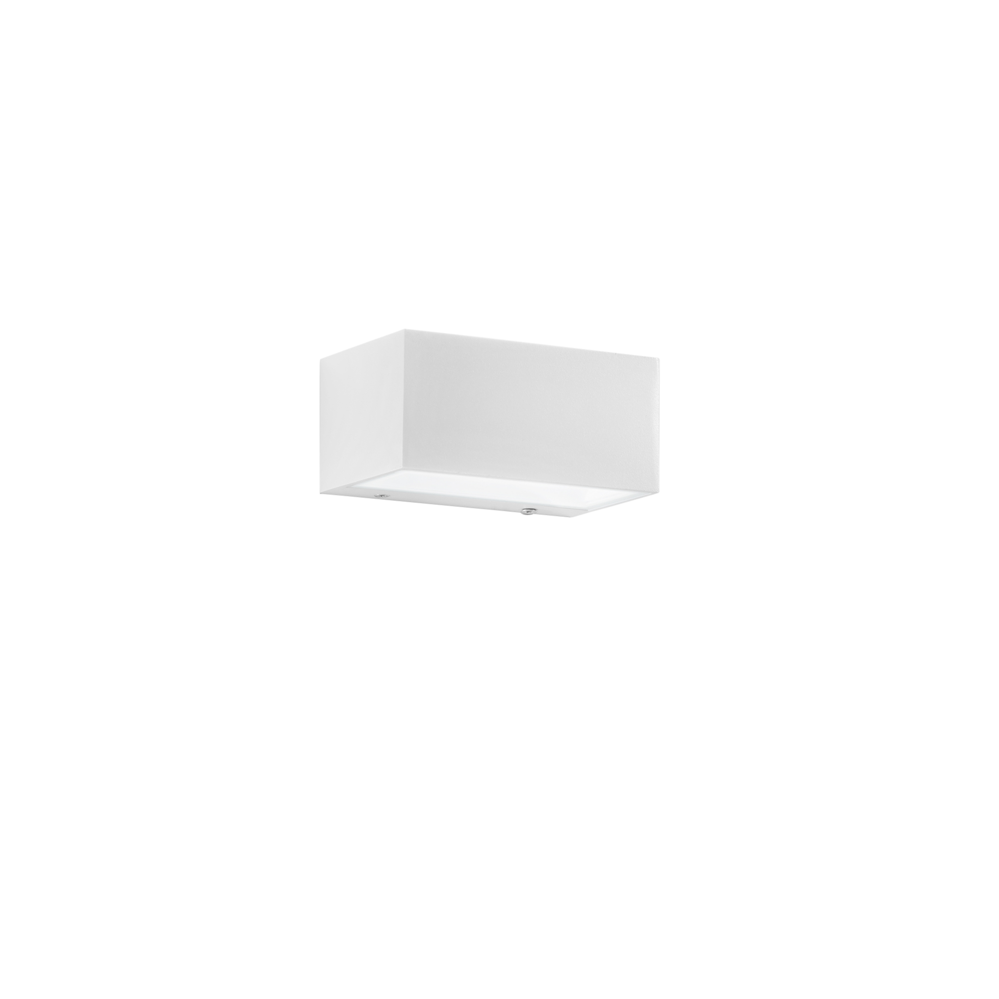 APPLIQUE LED TWIN BIANCA IN ALLUMINIO 2X12W 1500LM CCT IP54 6,5X14X8,9CM - Intec