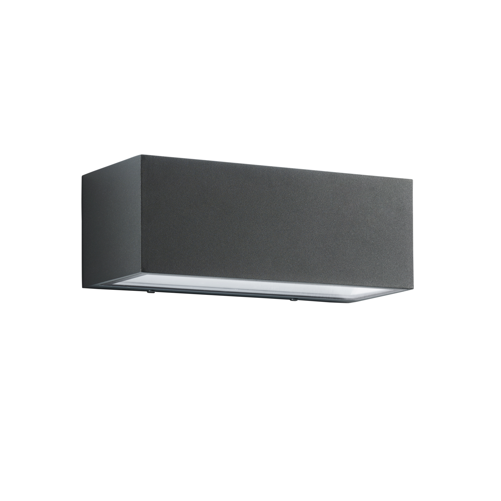 APPLIQUE LED TWIN ANTRACITE IN ALLUMINIO 2X40W 4440LM 4000K IP54 10,8X30X12CM - Intec