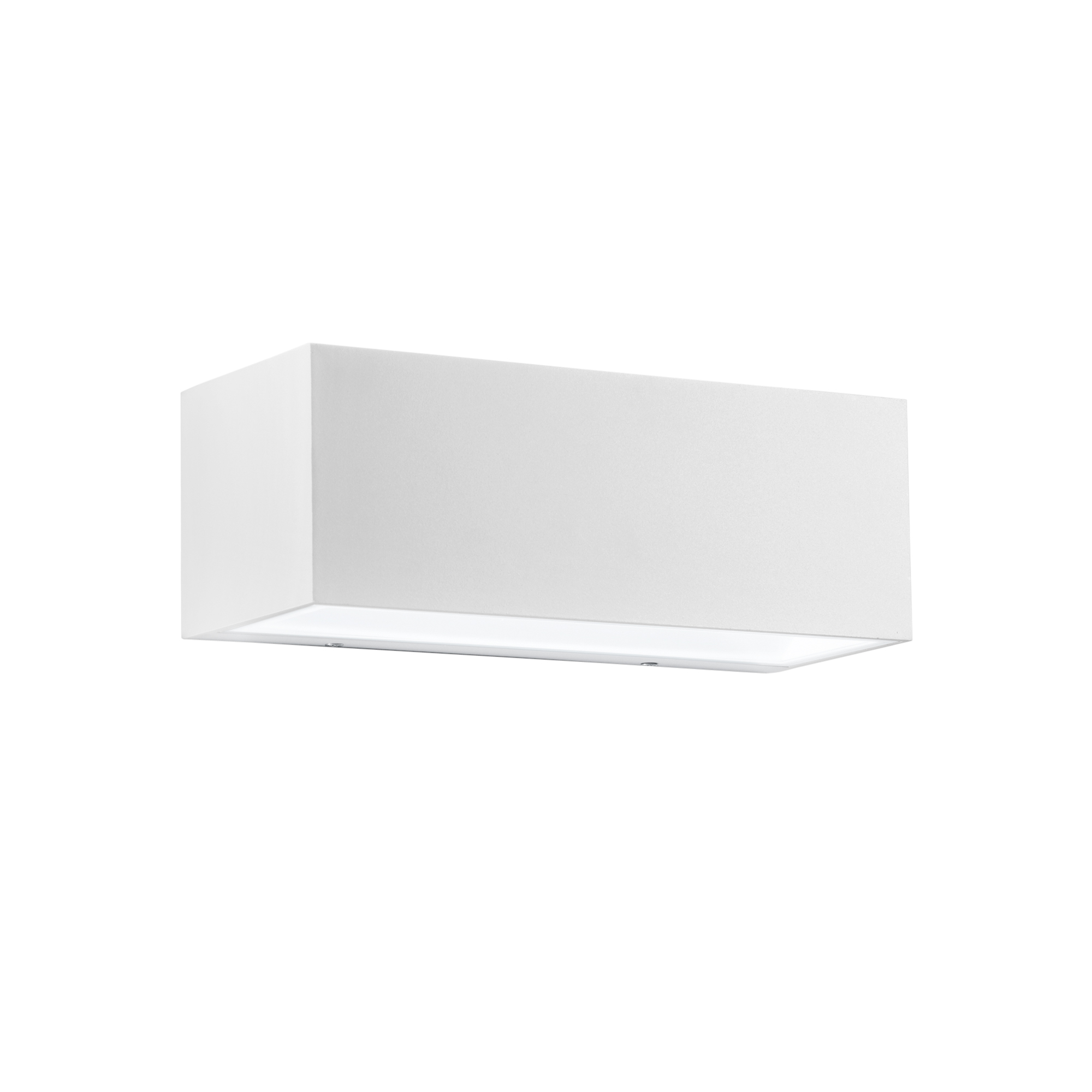 APPLIQUE LED TWIN BIANCA IN ALLUMINIO 2X40W 4440LM 4000K IP54 10,8X30X12CM - Intec