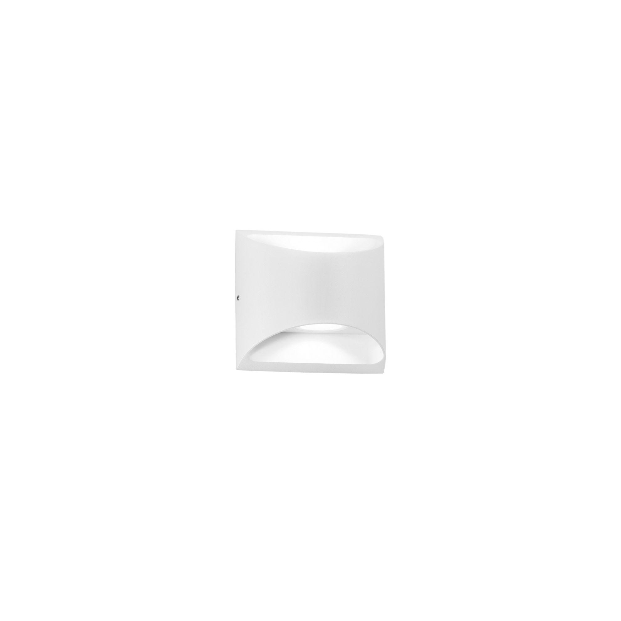 VEYRON outdoor LED wall light in aluminum with dual-emission light CCT - White - Intec
