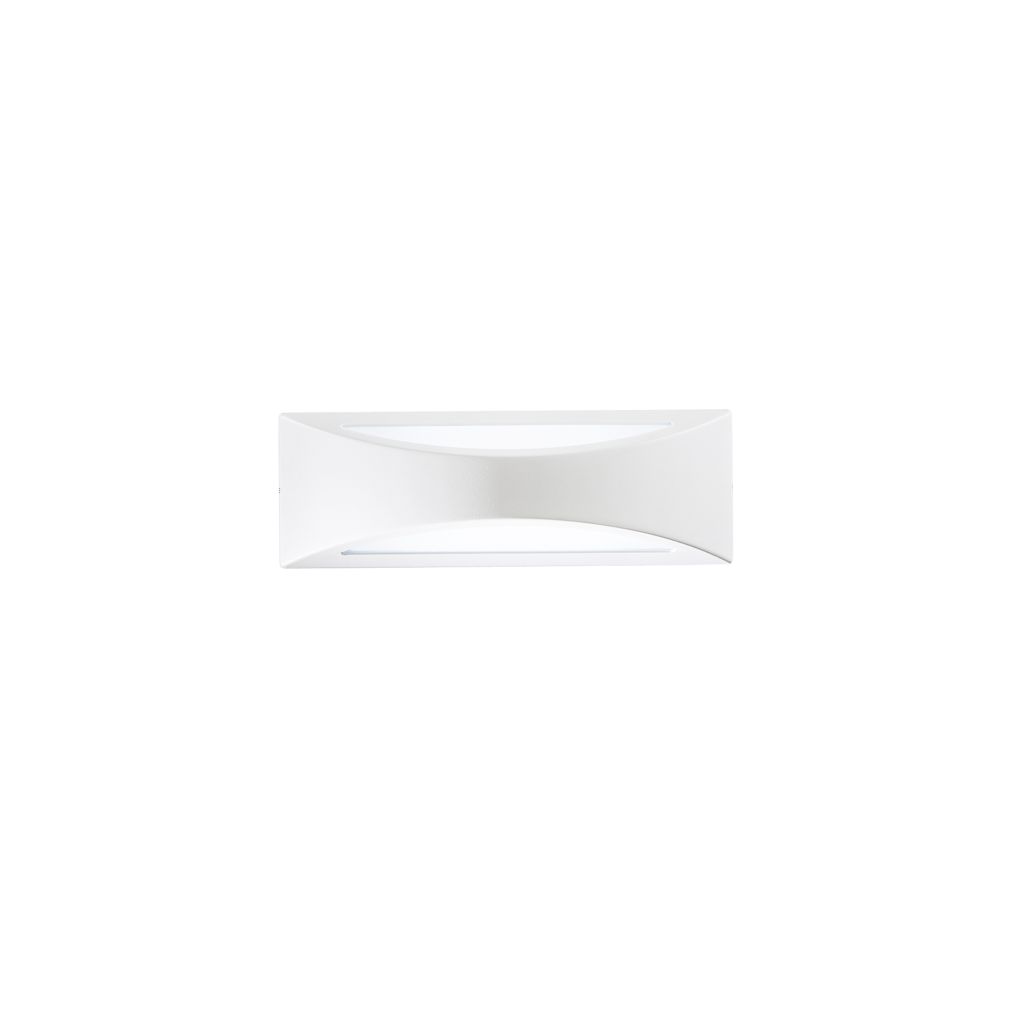 APPLIQUE LED WEISS IN ALLUMINIO BIANCO 16W 1800LM CCT IP65 36X12X11,3CM - Intec