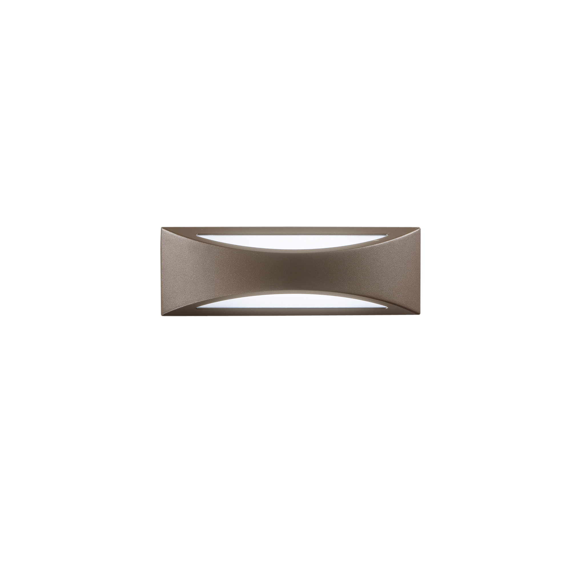 APPLIQUE LED WEISS IN ALLUMINIO BRONZO 16W 1800LM CCT IP65 36X12X11,3CM - Intec