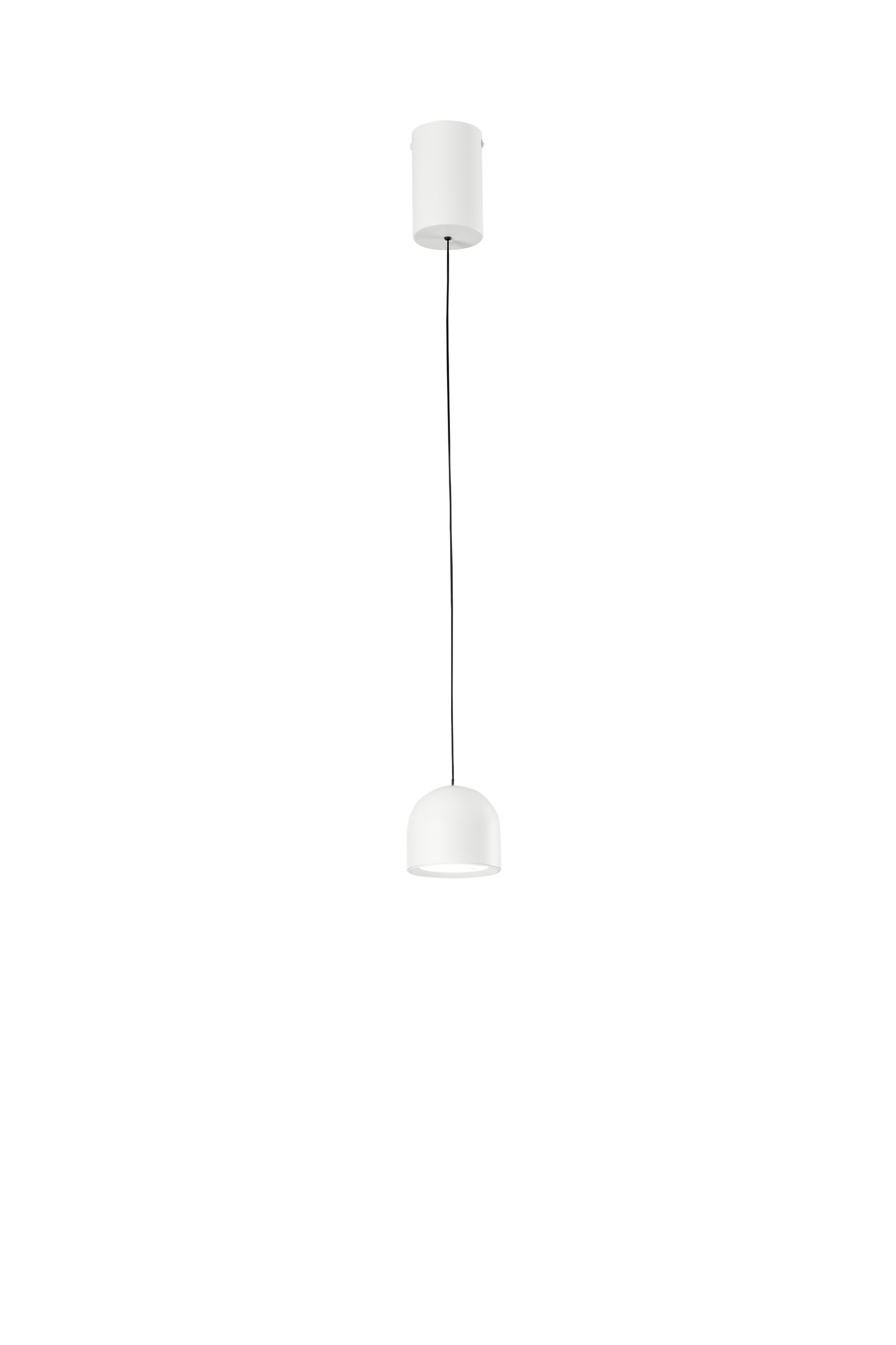 SOSPENSIONE LED YOYO BIANCA IN METALLO+ACRILICO 6W 3000K Φ10X150 CM - Luce Ambiente e Design