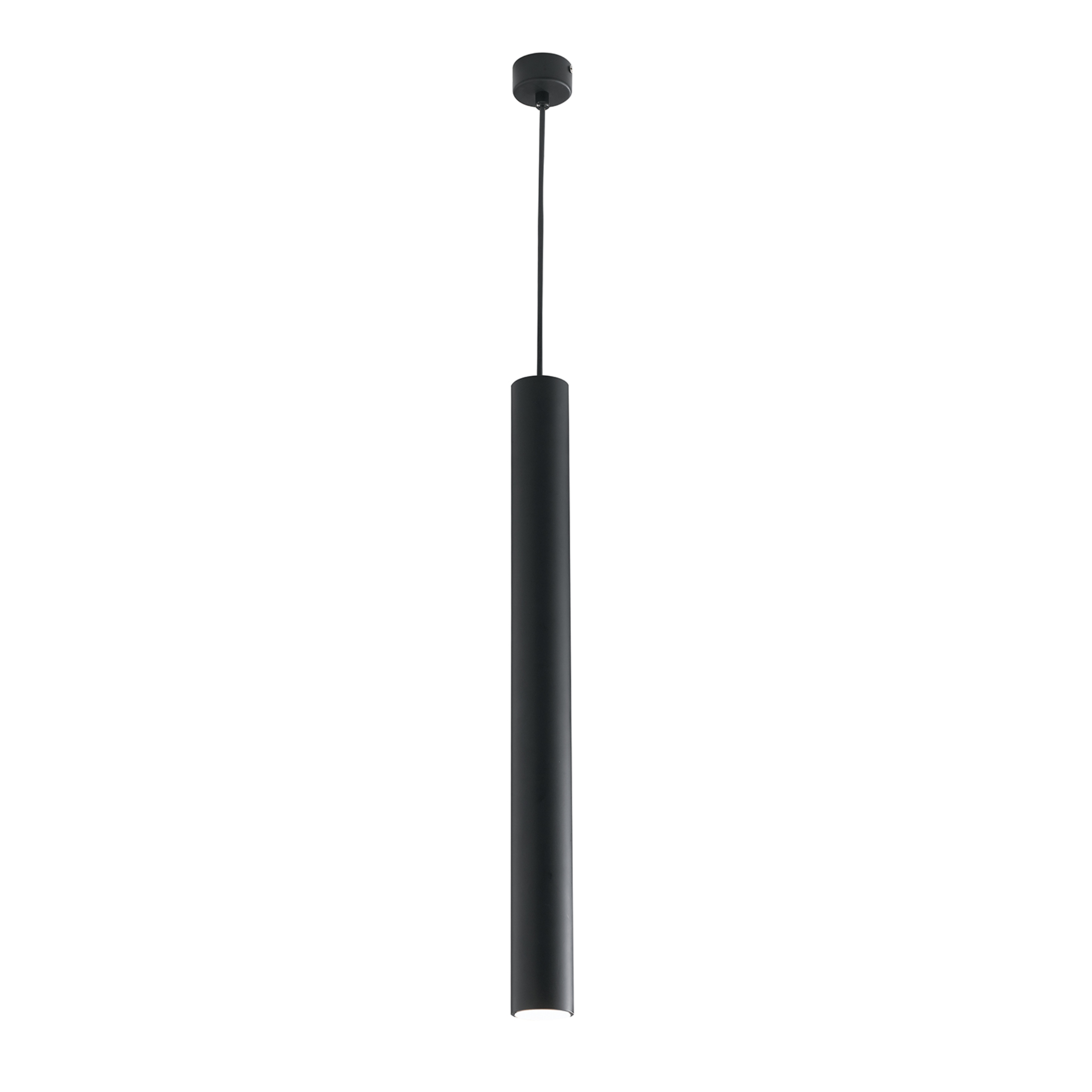 SOSPENSIONE FLUKE TONDA NERA 1XGU10 5,5X5,5X60CM - Luce Ambiente e Design