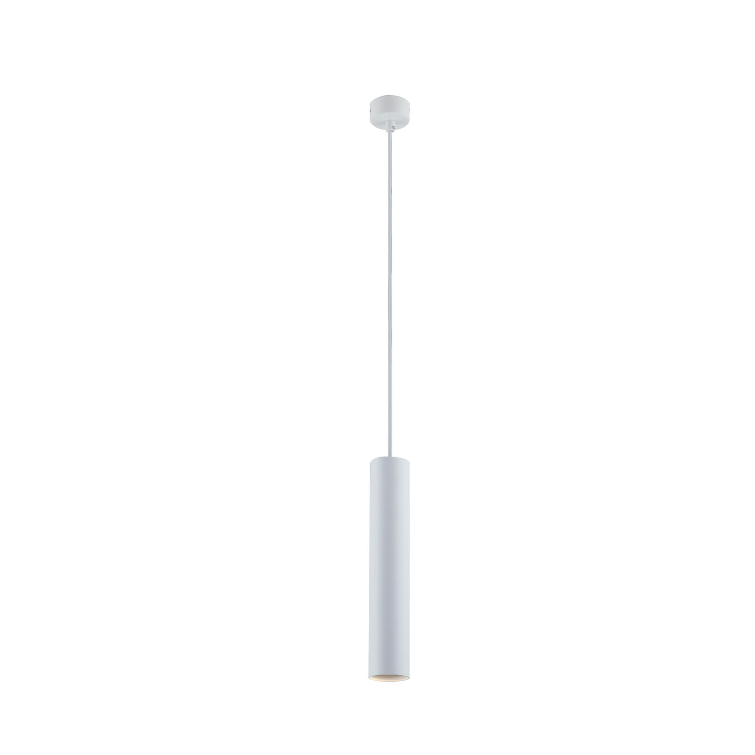 SOSPENSIONE FLUKE TONDA BIANCA 1XGU10 5,5X5,5X30CM - Luce Ambiente e Design