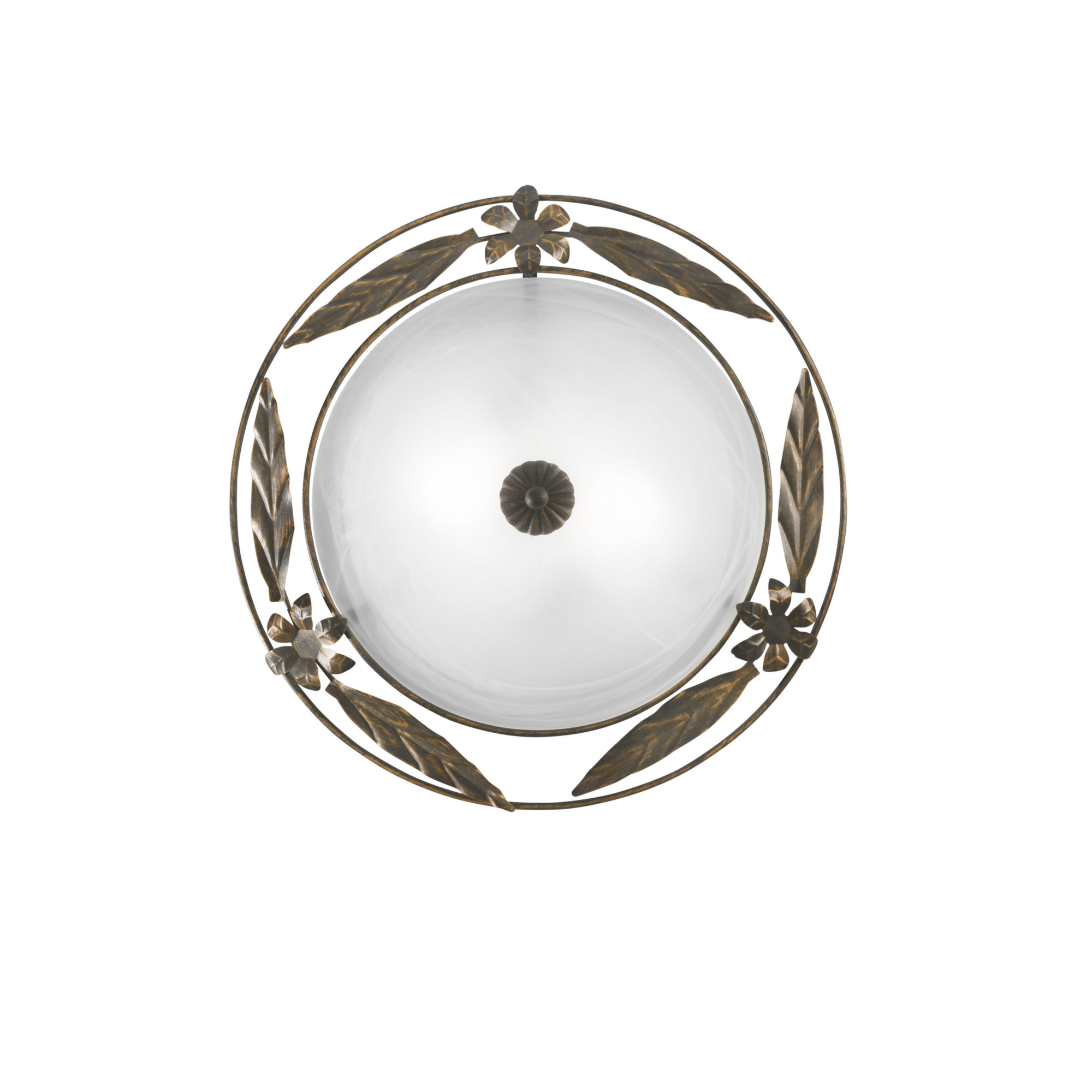 PLAFONIERA RICCIO BIANCA 2XE27 40X40X12CM - Luce Ambiente e Design