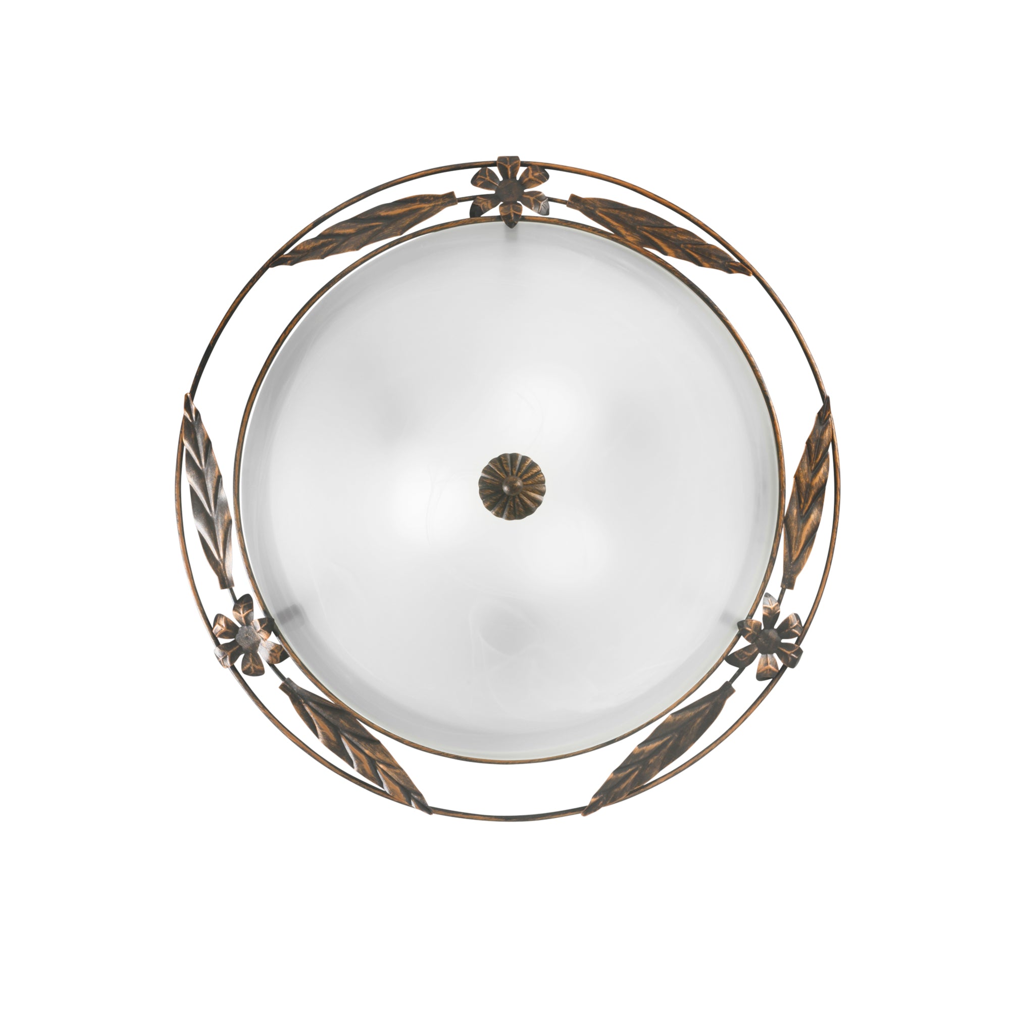 PLAFONIERA RICCIO BIANCA 3XE27 50X50X11,6CM - Luce Ambiente e Design