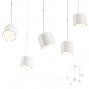 DODO Sosp. Bianco Sabb E27 IP20 - 230V, 50Hz - REDO