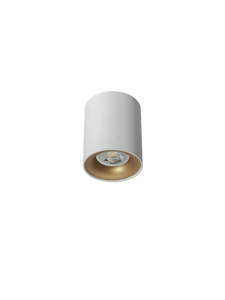 KOA Plaf Bianco+Oro Anello GU10 IP20 - 230V, 50Hz - SMARTER