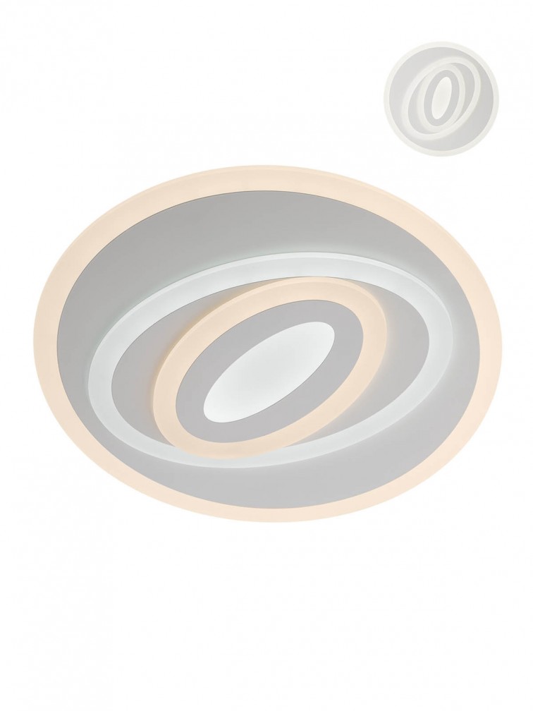 STRATOS Plaf Bianco CCT 70W IP20 - 180-265V, 50/60Hz - SMARTER