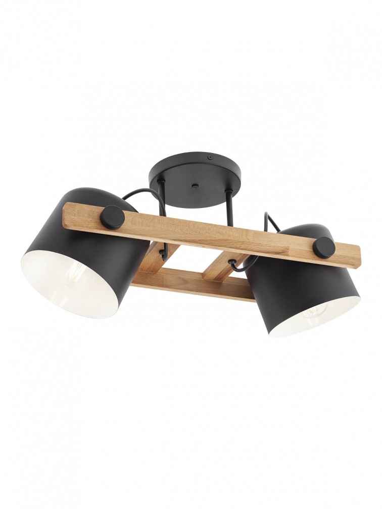 POOH Plaf Nero/Faggio E27 IP20 - 230V, 50Hz - SMARTER