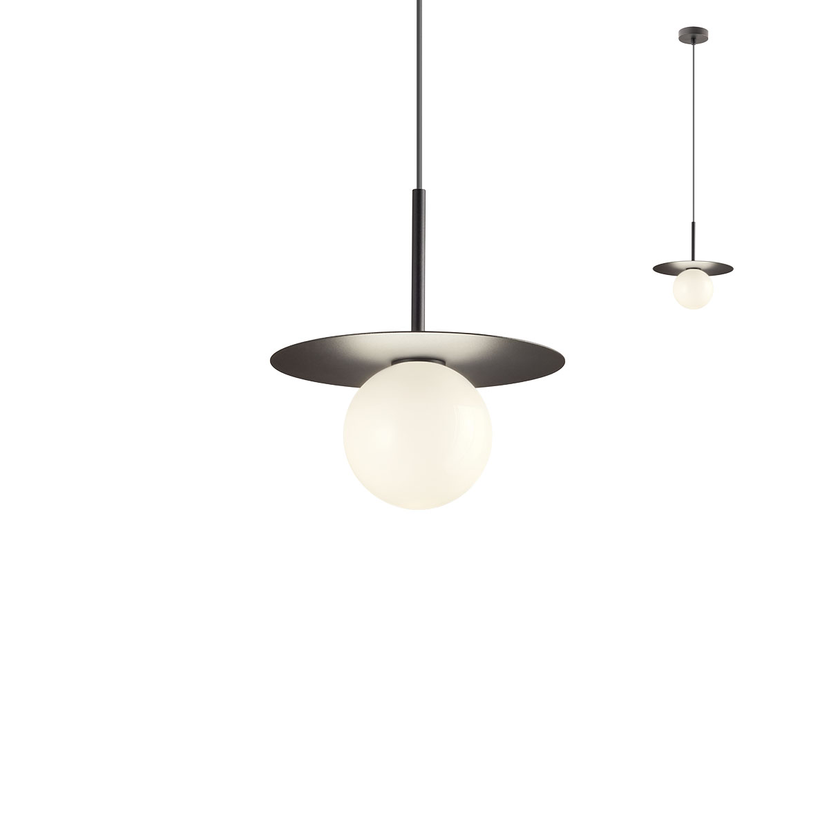 PLATO Sosp. Nero Sabb G9 IP20 - 230V, 50Hz - REDO