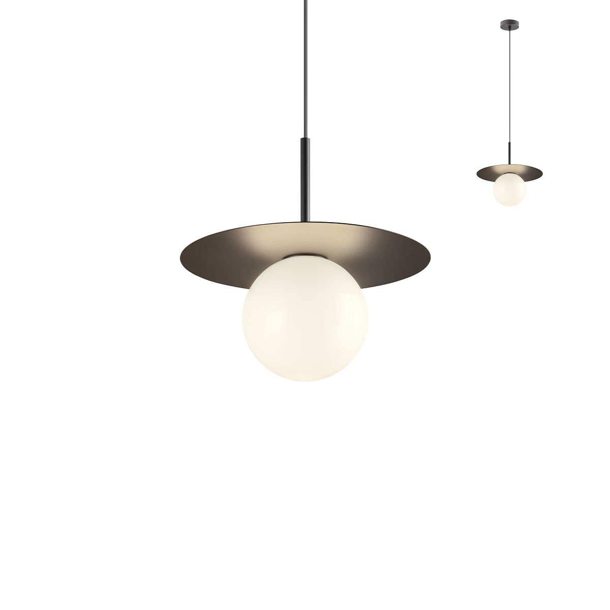 PLATO Sosp. Nero Sabb E14 IP20 - 230V, 50Hz - REDO