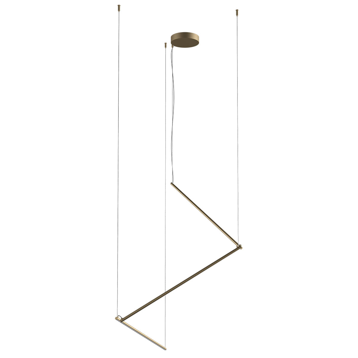 STICK Sosp. Ottone opaco 3000K 36W IP20 - 220-240V, 50/60Hz - REDO