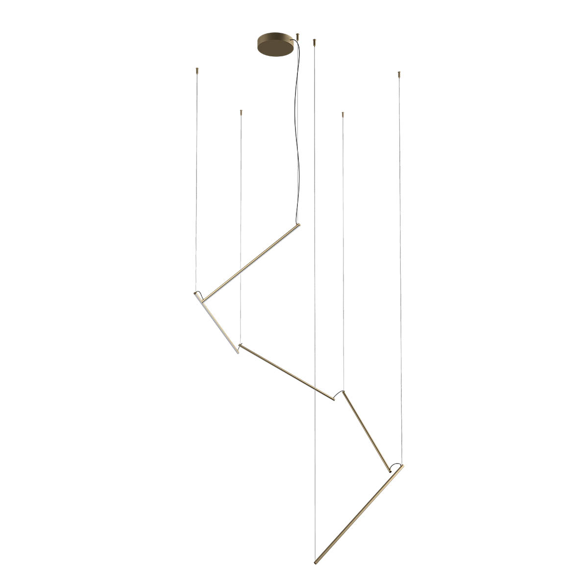 STICK Sosp. Ottone opaco 3000K 48W IP20 - 220-240V, 50/60Hz - REDO