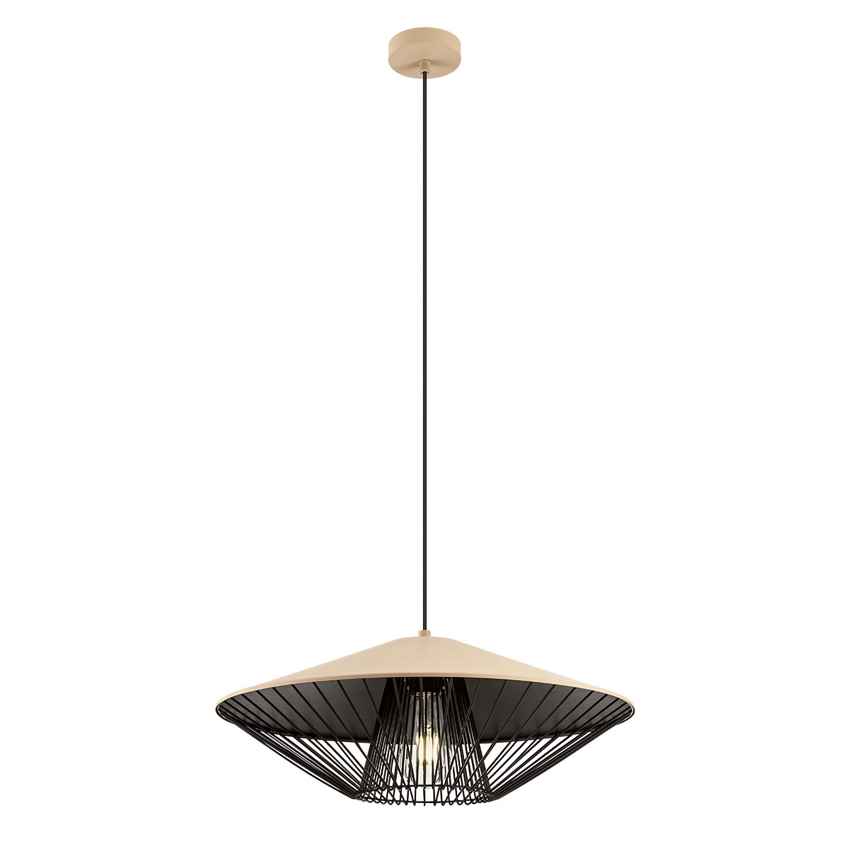 GRILL Sosp. Grigio Beige opaco E27 IP20 - 230V, 50Hz - REDO