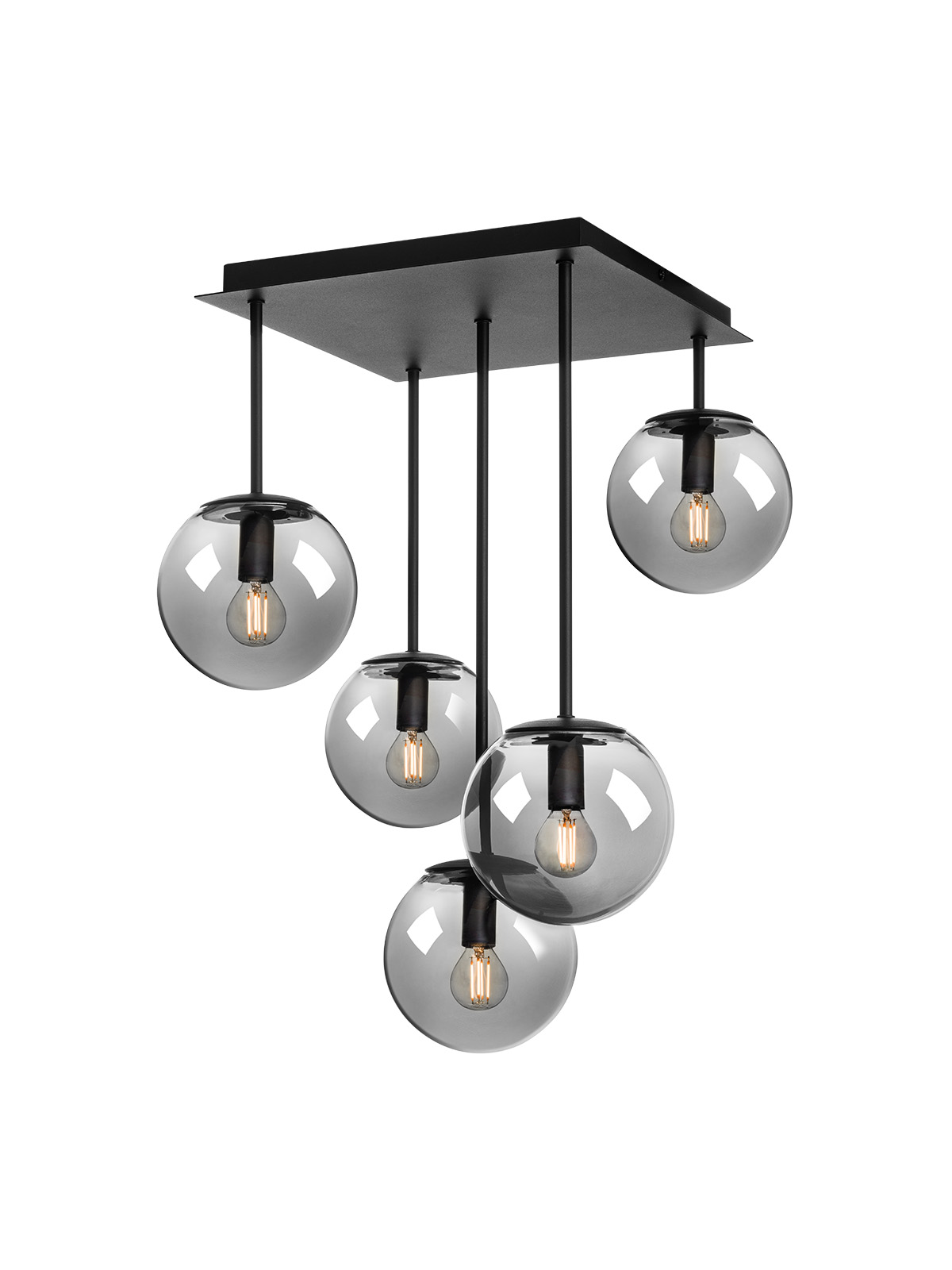 BOLDY Plaf Nero/Fumè E14 IP20 - 230V, 50Hz - SMARTER