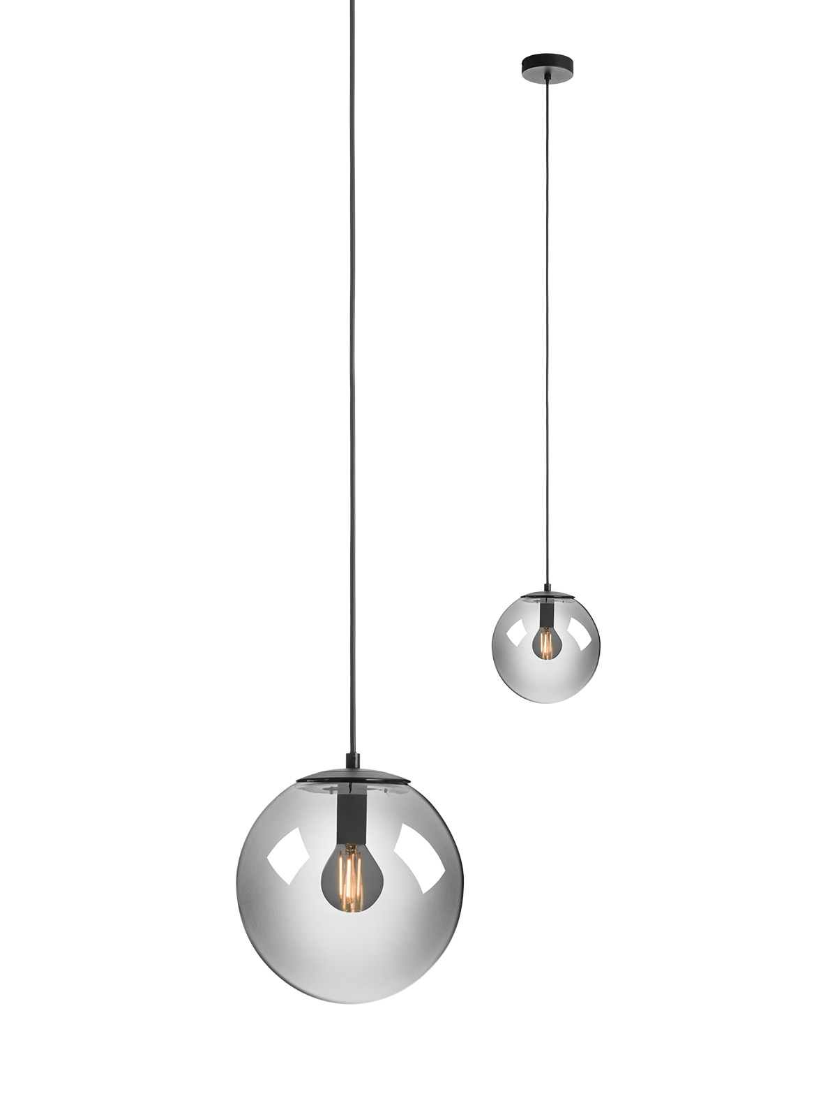 BOLDY Sosp Nero/Fumè E14 IP20 - 230V, 50Hz - SMARTER