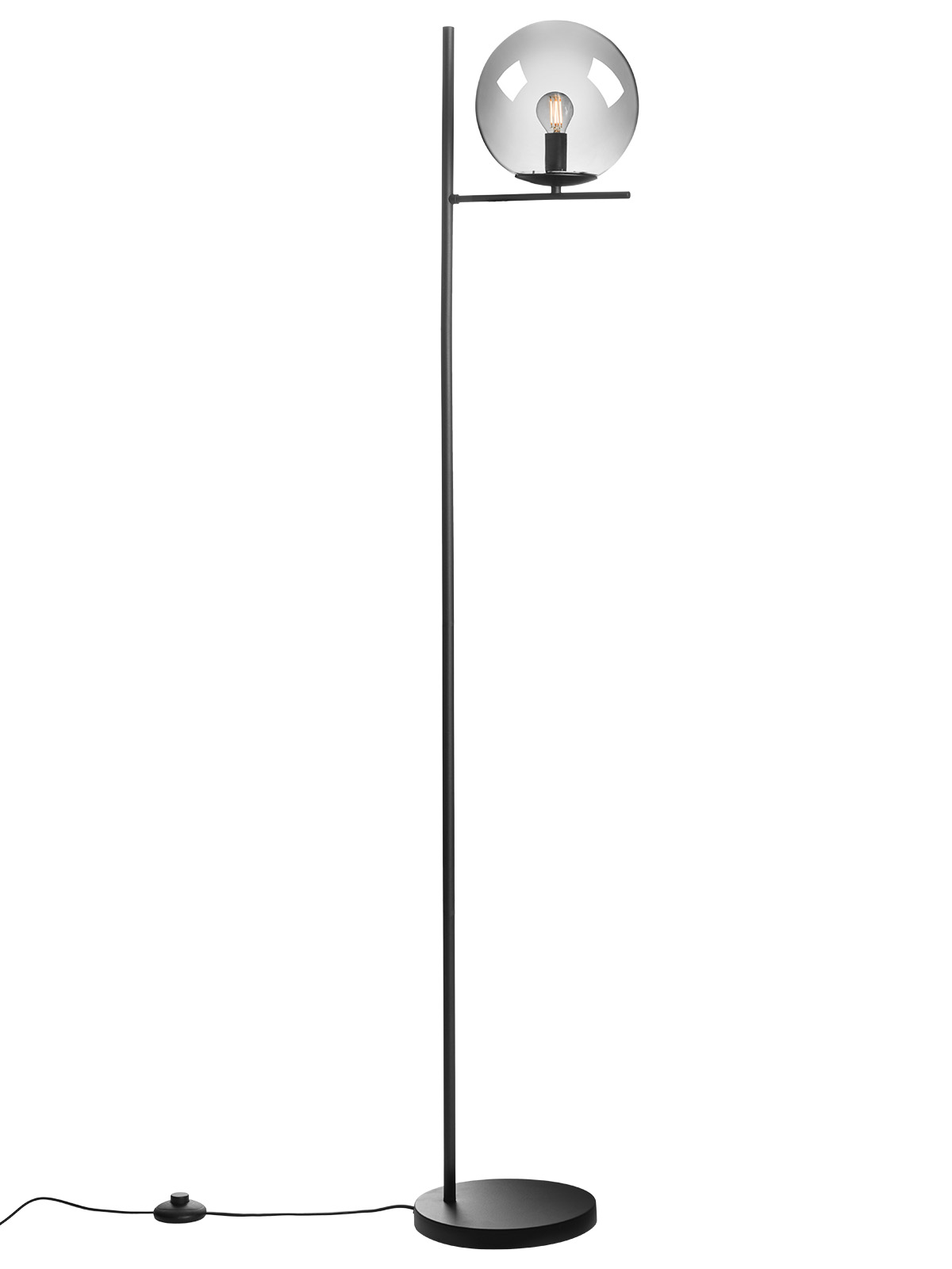 BOLDY Piantana Nero/Fumè E14 IP20 - 230V, 50Hz - SMARTER