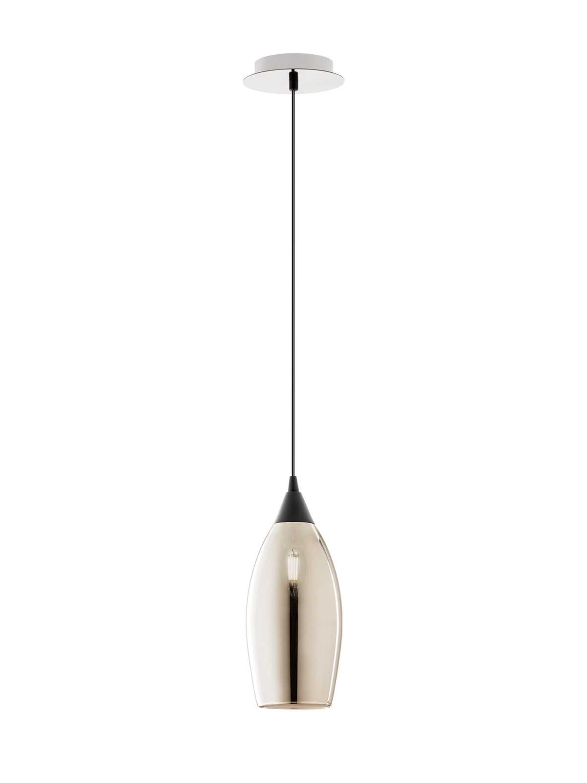 TANNER Sosp Cromato/Fumè E14 IP20 - 230V, 50Hz - SMARTER