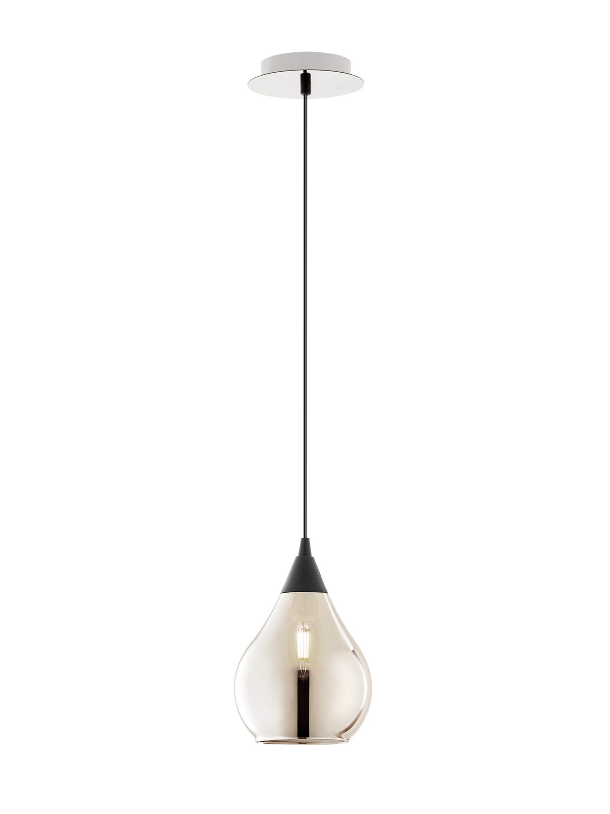 TANNER Sosp Cromato/Fumè E14 IP20 - 230V, 50Hz - SMARTER