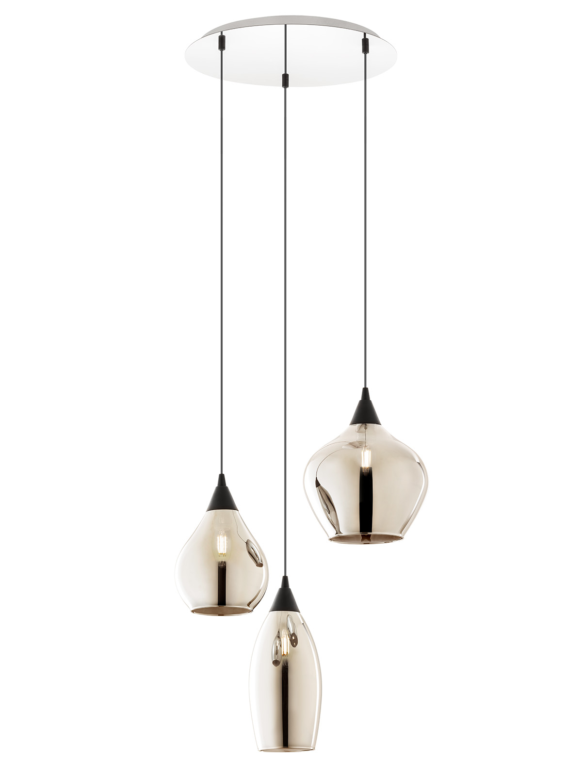 TANNER Sosp Cromato/Fumè E14 IP20 - 230V, 50Hz - SMARTER