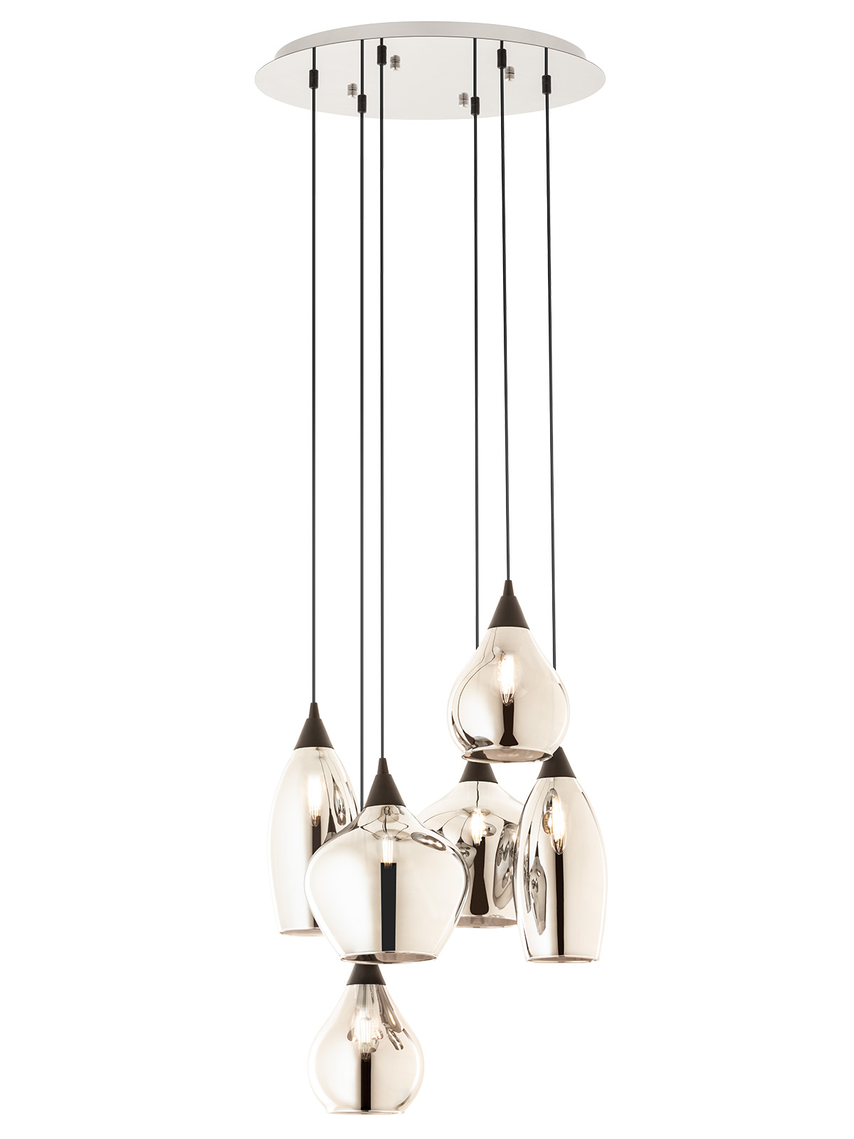 TANNER Sosp Cromato/Fumè E14 IP20 - 230V, 50Hz - SMARTER