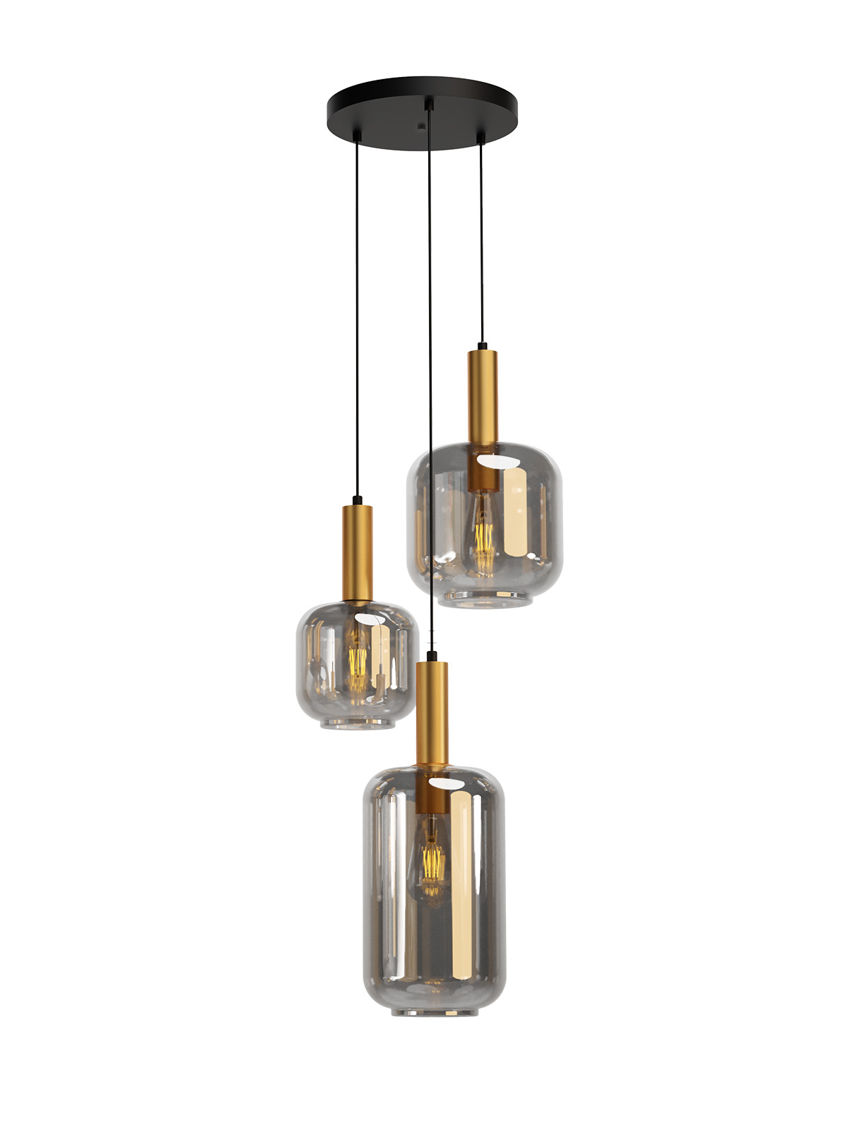BRINA Sosp Nero/Oro E27 IP20 - 230V, 50Hz - SMARTER