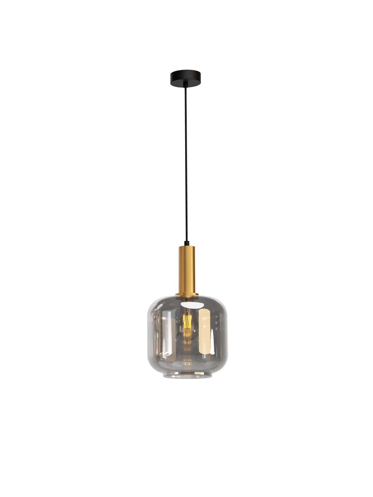 BRINA Sosp Nero/Oro E27 IP20 - 230V, 50Hz - SMARTER