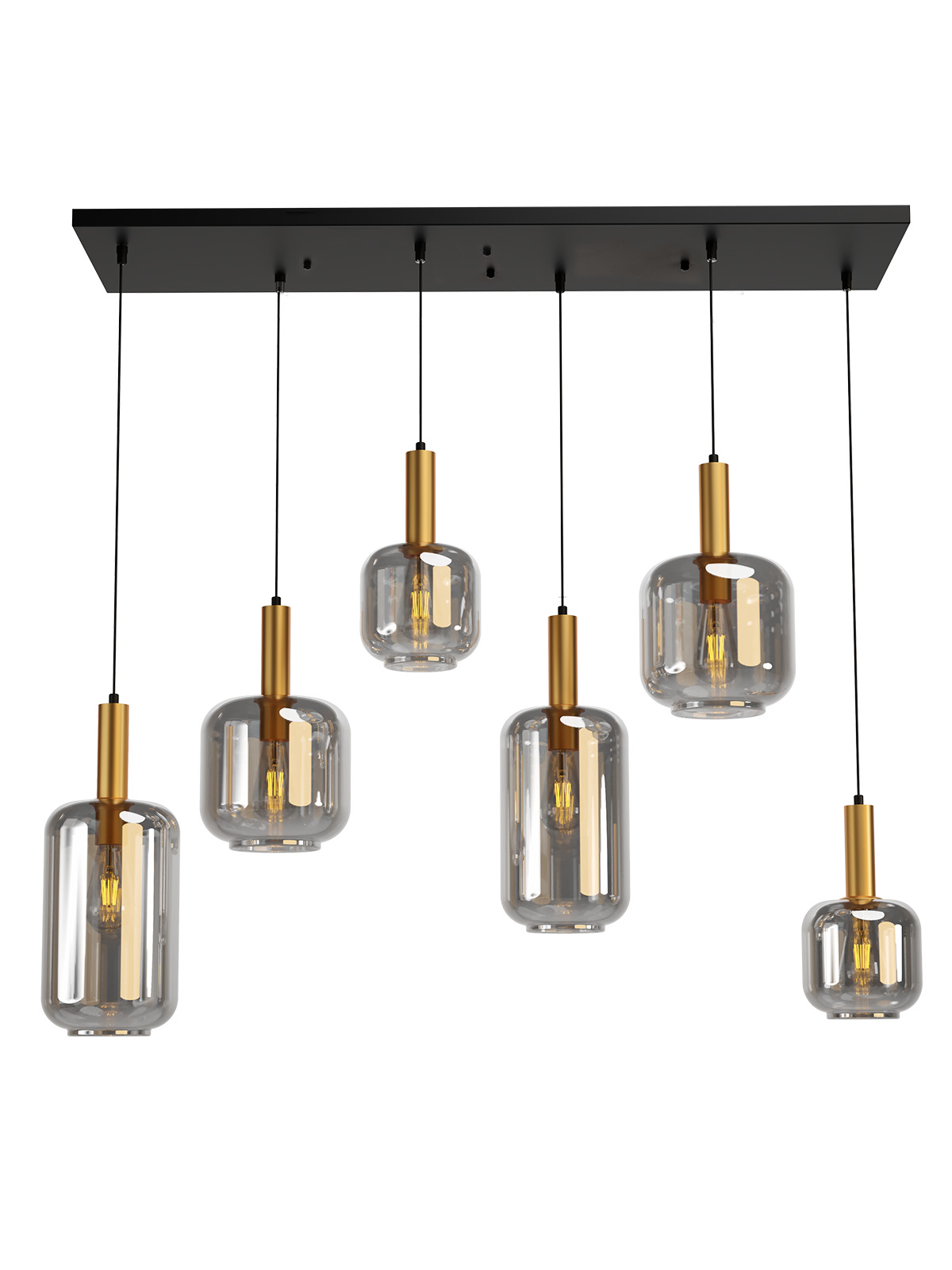 BRINA Sosp Nero/Oro E27 IP20 - 230V, 50Hz - SMARTER