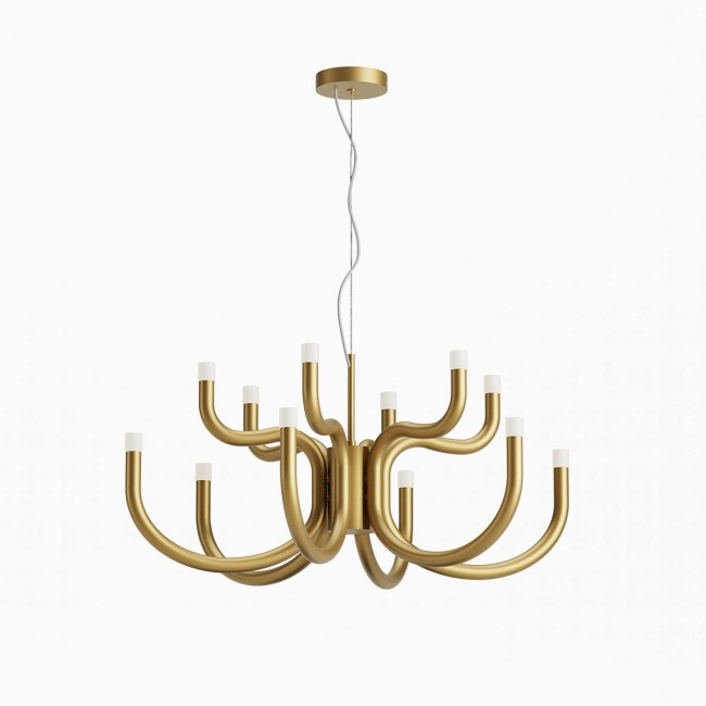 LUXOR Lampadario Oro opaco 3000K 54W - 220-240V, 50/60Hz - REDO