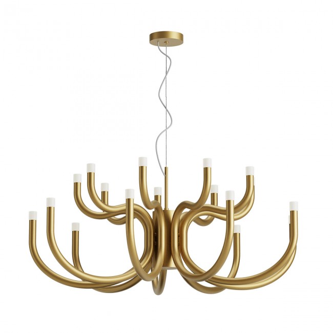 LUXOR Lampadario Oro opaco 3000K 81W - 220-240V, 50/60Hz - REDO