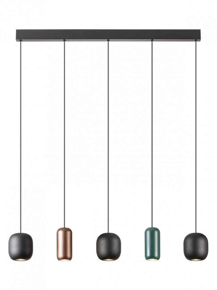 BOOM Sosp Nero/Verde/Brown GU10 IP20 - 230V, 50Hz - SMARTER