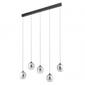KHADI Sosp. Nero/Fumè 3000K 26W IP20 - 220-240V, 50/60Hz - REDO