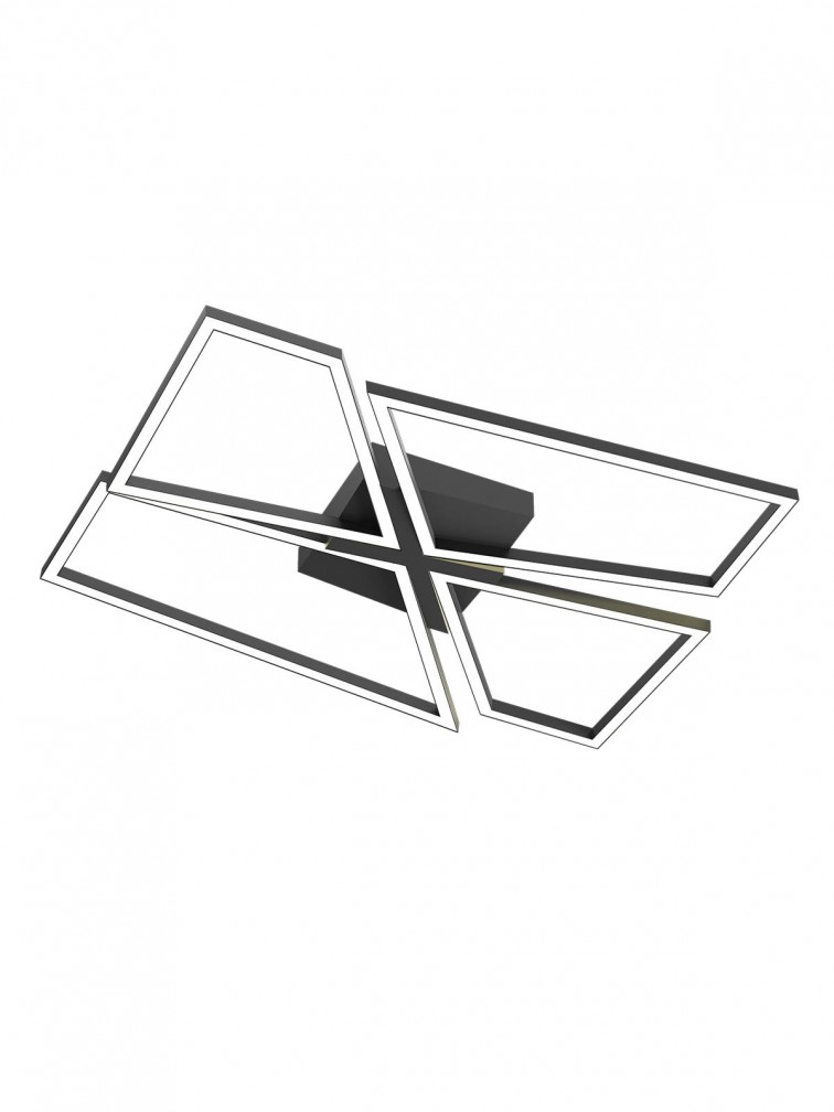 SLASH Plaf Nero CCT switch 80W IP20 - 220-240V, 50/60Hz - SMARTER