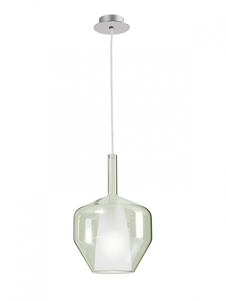 TRESOR Sosp Verde/Cromato E27 IP20 - 230V, 50Hz - SMARTER