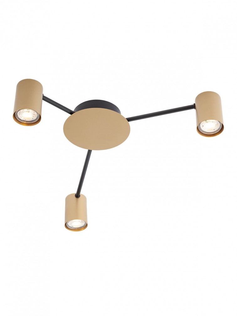 NOA Plaf Oro/Nero GU10 IP20 - 230V, 50Hz - SMARTER