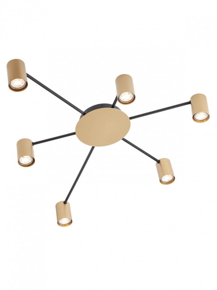 NOA Plaf Oro/Nero GU10 IP20 - 230V, 50Hz - SMARTER