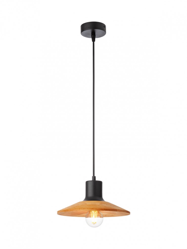 FRESNO Sosp Nero E27 IP20 - 230V, 50Hz - SMARTER